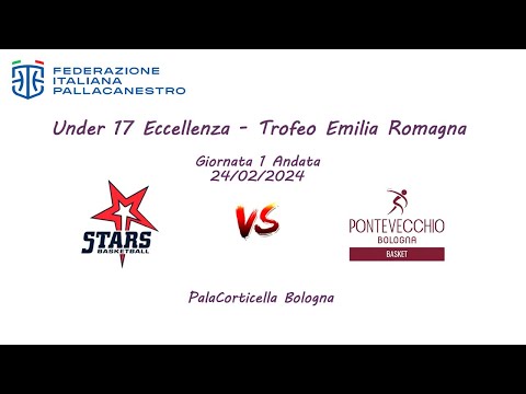 FIP U17 Ecc Trofeo EMR 1° Andata 24/02/2024: Stars - Pol. Pontevecchio