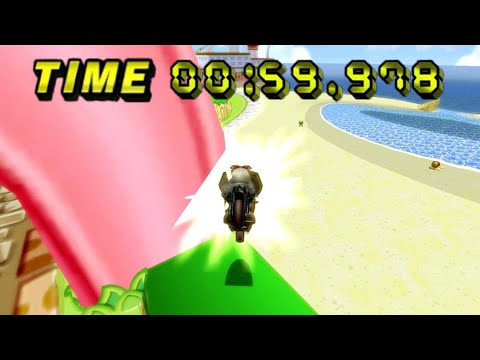 [MKW WR] GCN Peach Beach - 59.978