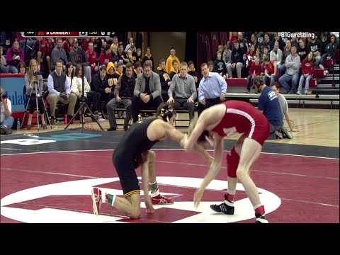 Big Ten Rewind: 2014 Wrestling - 125 LBs - Iowa's Thomas Gilman vs. Nebraska's Tim Lambert