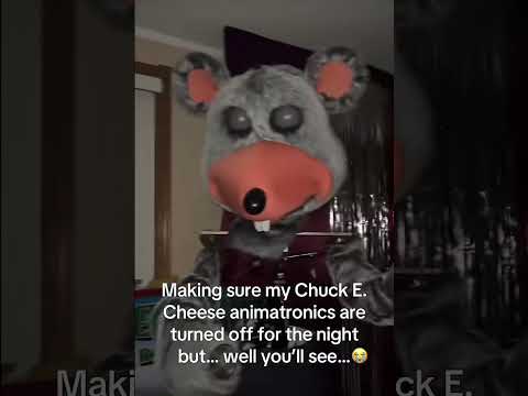 Chuck E. Cheese Animatronic Moved After Hours… (Caught on Camera!) #Shorts #ChuckECheese #Creepy