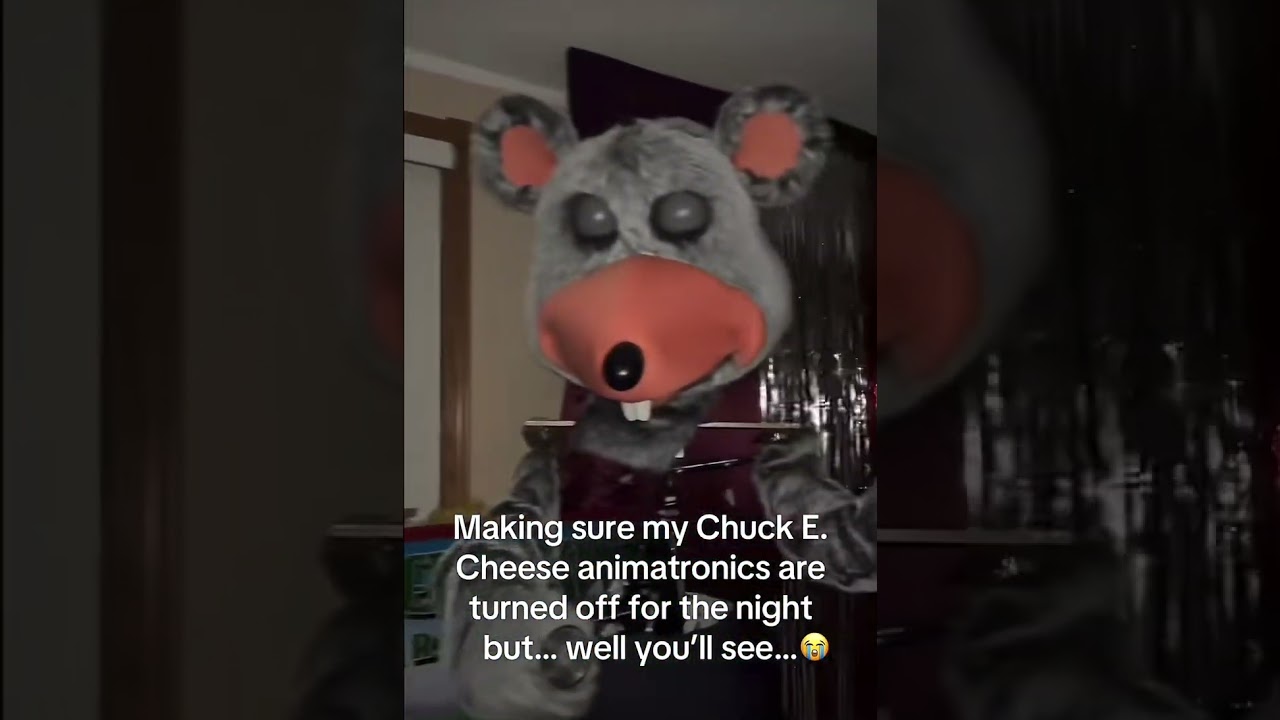 Chuck E. Cheese Animatronic Moved After Hours… (Caught on Camera!) #Shorts #ChuckECheese #Creepy