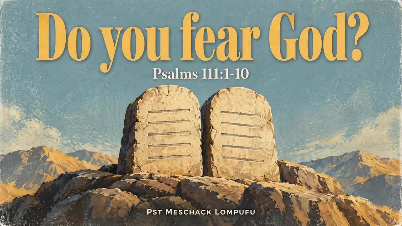 Do You Fear God?