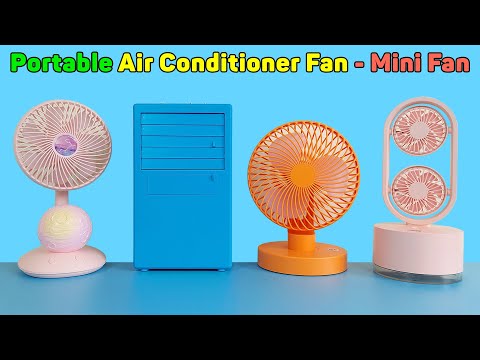 Portable Air Conditioner Fan - Mini Fan With Spray Humidifier, Enjoy The Wind | Unboxing & Review