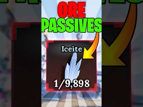 NEW Ore Passives in The Forge!  #roblox #robloxtheforge #gaming #theforge #theforgeroblox