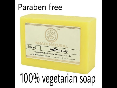Khadi Natural Saffron Soap Review