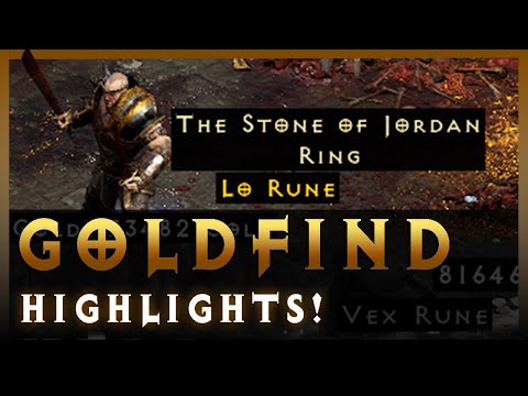 Goldfind Barbarian Drop Highlights! | Diablo 2: Resurrected (D2R)
