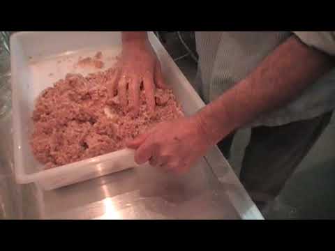 Onion sausage in a jar