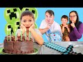 Family Forgot My Minecraft Birthday Pretend Play By Papa Joel S English