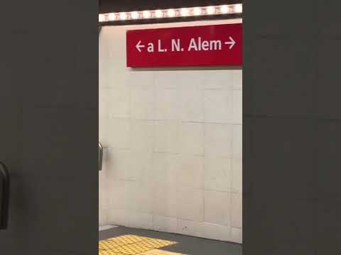 Por este acceso de la estación Uruguay van los trenes hacia Alem del Subte B #shorts #buenosaires