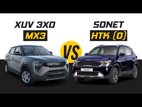 Mahindra XUV 3XO MX3 vs Kia Sonet HTK (O) | Which Is More Value For Money Under Rs 10 Lakh?