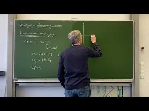 Physik - Bewegungsgleichung harmonischer Schwingungen