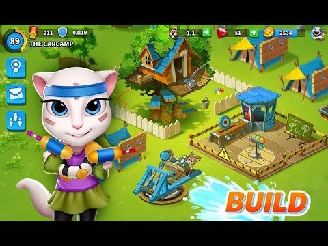 Talking Tom Camp Part 3 (by Outfit7) / Android Gameplay HD