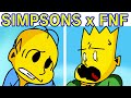 Friday Night Funkin The Simpsons There S A Boogie Man In The House FNF Mod Hard Homer Bart