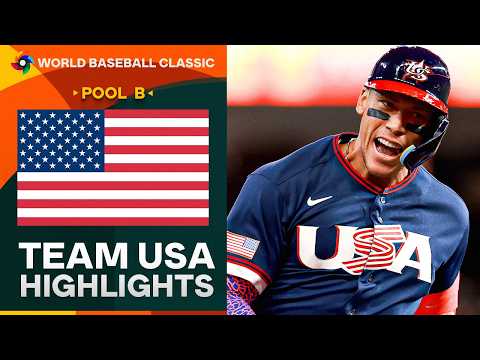 Team USA's TOP MOMENTS from World Baseball Classic Pool Play! 🇺🇸 (Ft. Judge, Skenes, and more!)