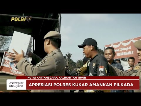 PRESISI UPDATE :  MASYARAKAT APRESIASI POLRES KUKAR AMANKAN PILKADA 2024 01/02/2025 (17.30)