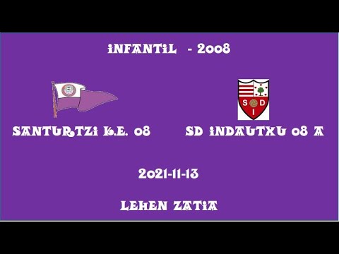 2021-11-13  3ª Jornada Liga Santurtzi KE 08 - CD Indautxu 08