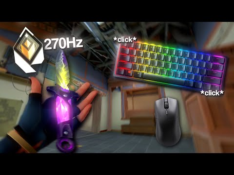 Relaxing 270FPS VCT LOCK//IN Knife ASMR l Razer Huntsman Mini Valorant Gameplay