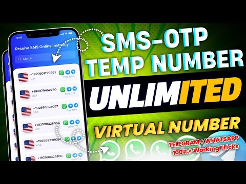 Get FREE WhatsApp and Telegram OTP Without USA Temp Number Unlimited  2026 Virtual Number Temporary