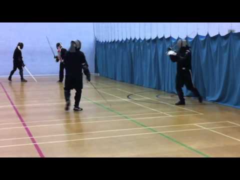 AHF Military Sabre Fencing   Michael Thomas vs Nick Thomas