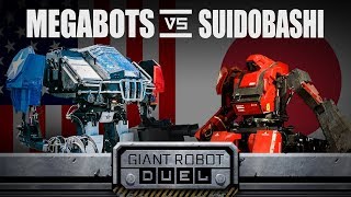 First Ever Mecha Battle: Megabots vs. Suidobashi