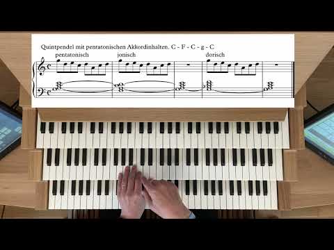 Grundlagen der Orgelimprovisation - Modalität des 20. Jh (1) - Pentatonik-Mixtur-Ostinato