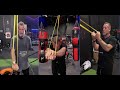 SIX TIME MR OLYMPIA DORIAN YATES WORKING OUT HIS RECENTLY DISLOCATED SHOULDER IN THE GYM