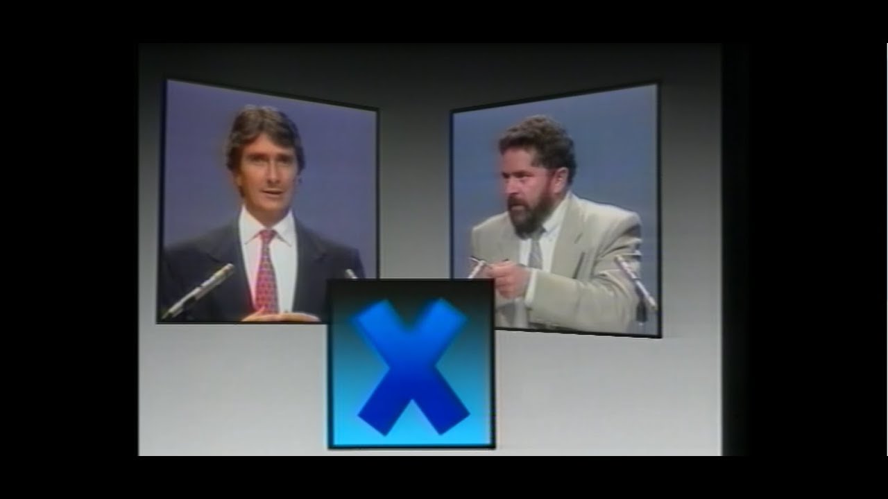 Debate na Band: Presidencial 1989 – 2º turno – Lula X Collor - Partes 1 e 2 (14/12/89)