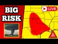 🔴 BREAKING Tornado On The Ground In Texas - Tornadoes, Huge Hail - With Live Storm Chasers
