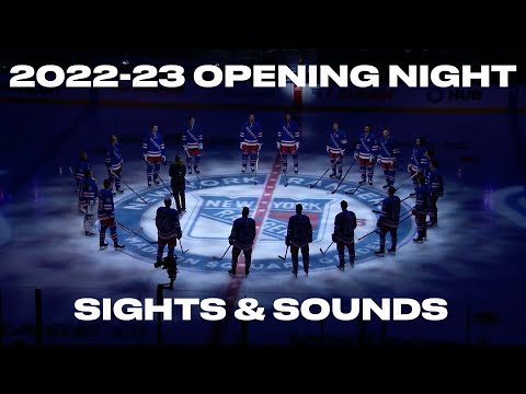 New York Rangers: 2022-23 Opening Night Sights & Sounds