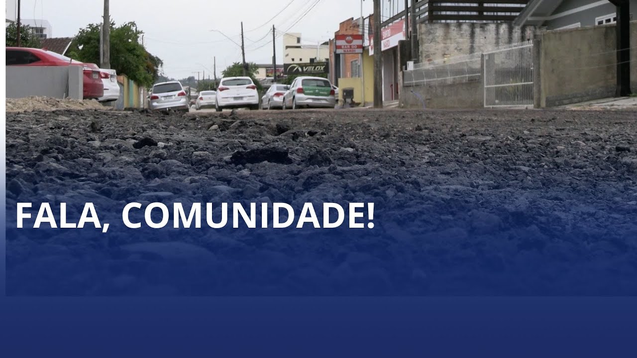 Fala, Comunidade: moradores do Canta Galo cobram conclusão de obra em Rio do Sul