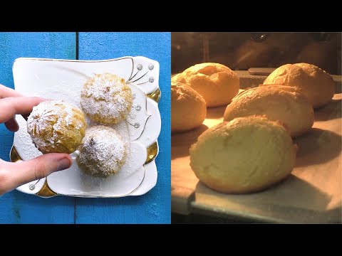 Easy Cream Puffs Recipes - Profiteroles Recipe - Perfect choux pastry