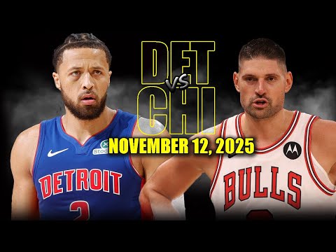 Chicago Bulls vs Detroit Pistons Full Game Highlights - November 12, 2025 | NBA Season