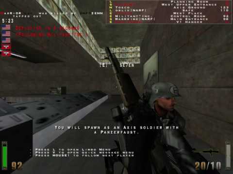 RtCW multiplayer S4NDMoD DUAL OBJECTIVE SERVER