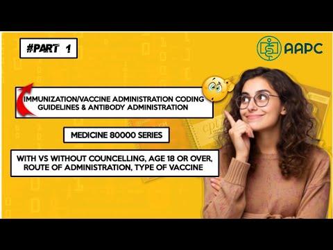 Part 1 || Immunization Administration Medicine 90000 Series || Medical Coding with MD || CPC || CPT