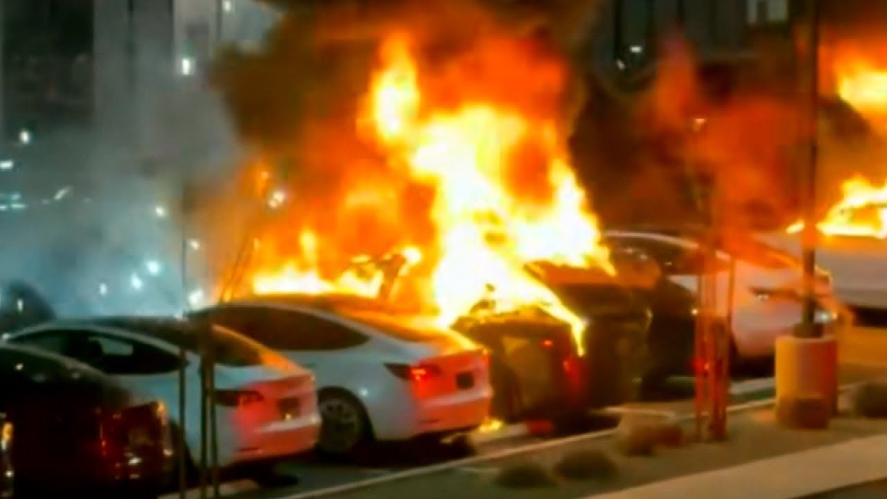 Tesla Outrage Outrage at Tesla Vandalism - The Satellite - CoogFans - Houston Cougar ...