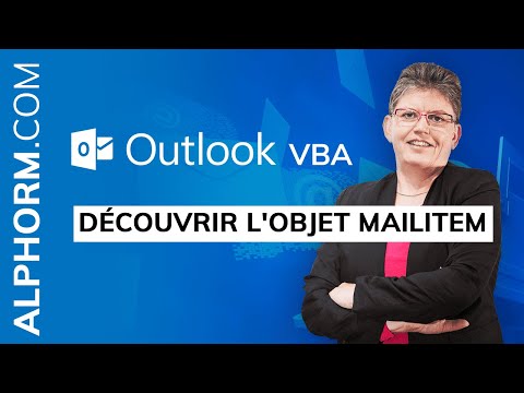 Vidéo présentation de la formation Outlook 2016 VBA