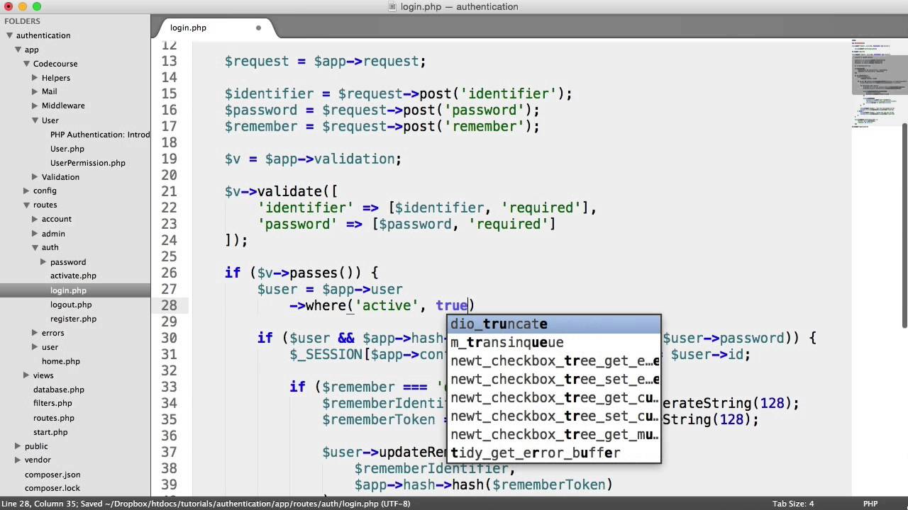 PHP Authentication: Fix Signing In For Inactive Users