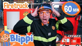 Blippi Learns to Be A Firefighter! 🚒| Blippi Educational Videos for Kids