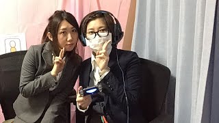 190313【顔出しゲーム実況配信】秋葉原OLカフェ「エイトスタイル」【 バイオハザード】配信者一ノ瀬マスクメロン＆青海あき#4