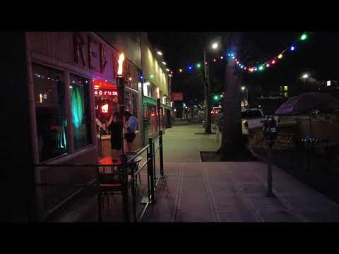 Bellingham Wa🇺🇸 4K walk Night Video 2021