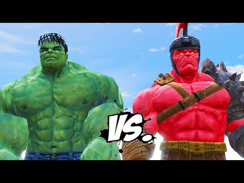 THE INCREDIBLE HULK VS PLANET RED HULK