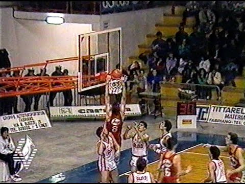 A2 1987/'88 Alno Fabriano Basket - Segafredo Gorizia 97-89