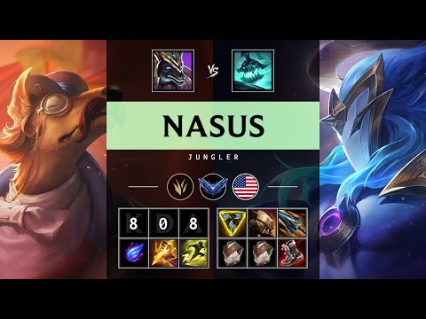 Nasus Jungle vs Hecarim - NA Diamond Patch 25.13