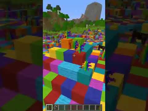 Minecraft madness: Rainbow TNT & cursed music