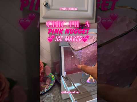 Chick-fil-A Nugget ICE maker  Pink Ice #ice #chickfila #ice #pink #nuggetice #valentinesdaygift