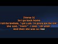 George Thorogood - One Bourbon, One Scotch, One Beer - Lyrics