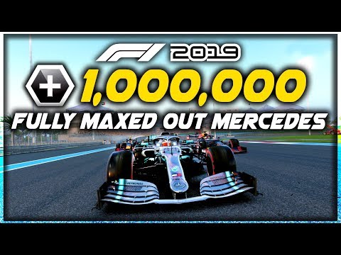 MAXED OUT MERCEDES IN F1 2019 CAREER MODE IS A MONSTER! | F1 2019 Game Experiment