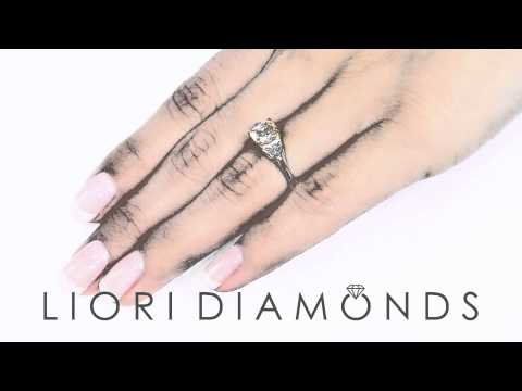 FD-182 - 2.25 Carat GIA Certified Fancy Yellow Diamond Engagement Ring 14k White Gold