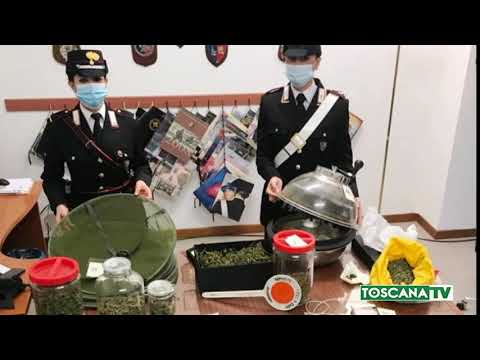 2020-12-10 AREZZO - DROGA,CON  4 KG MARIJUANA IN CASA