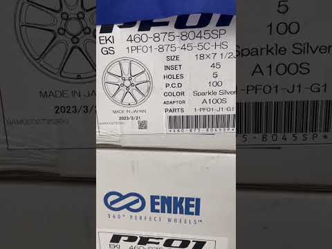 #ENKEI #Enkei #pf01 4 units 154,000 yen #86 #brz #Legacy #Impreza #LexusCT #CorollaTouring #Corol...